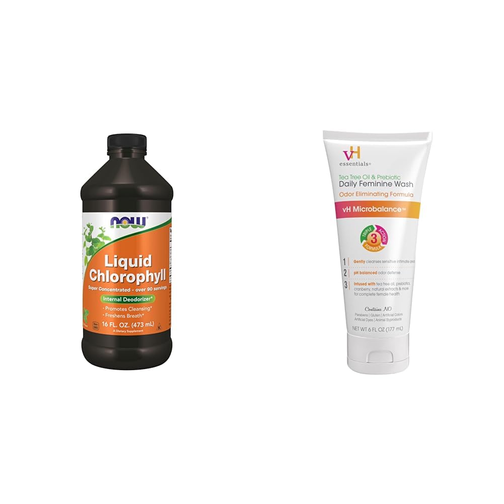 NOW Foods Supplements, Liquid Chlorophyll, Super Concentrated, Internal Deodorizer*,Boost Energy, Mint Flavor, 16-Ounce