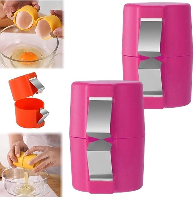 3PCS Egg Shell Opener, Egg Cracker Egg Peeler Egg Separator for Raw Eggs, Hard Boiled Egg Peeler Tool