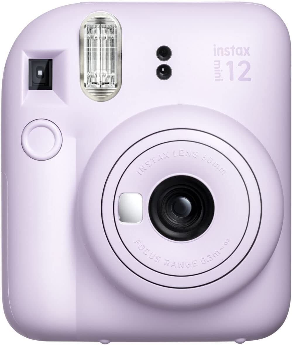 Fujifilm Instax Mini 12 Instant Camera Clay White + Fuji Film Value Pack (40 Sheets) + Shutter Accessories Bundle, Incl.