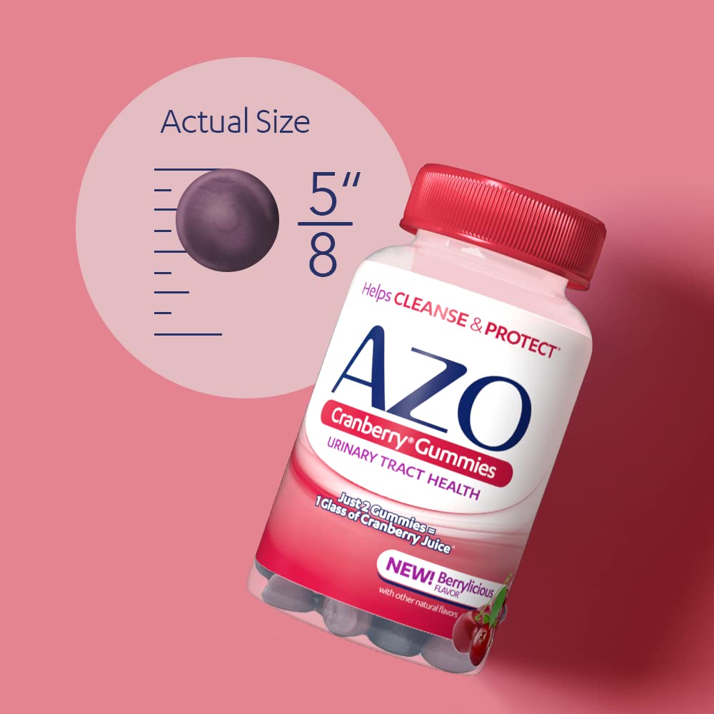 AZO Cranberry Urinary Tract Health Gummies Dietary Supplement