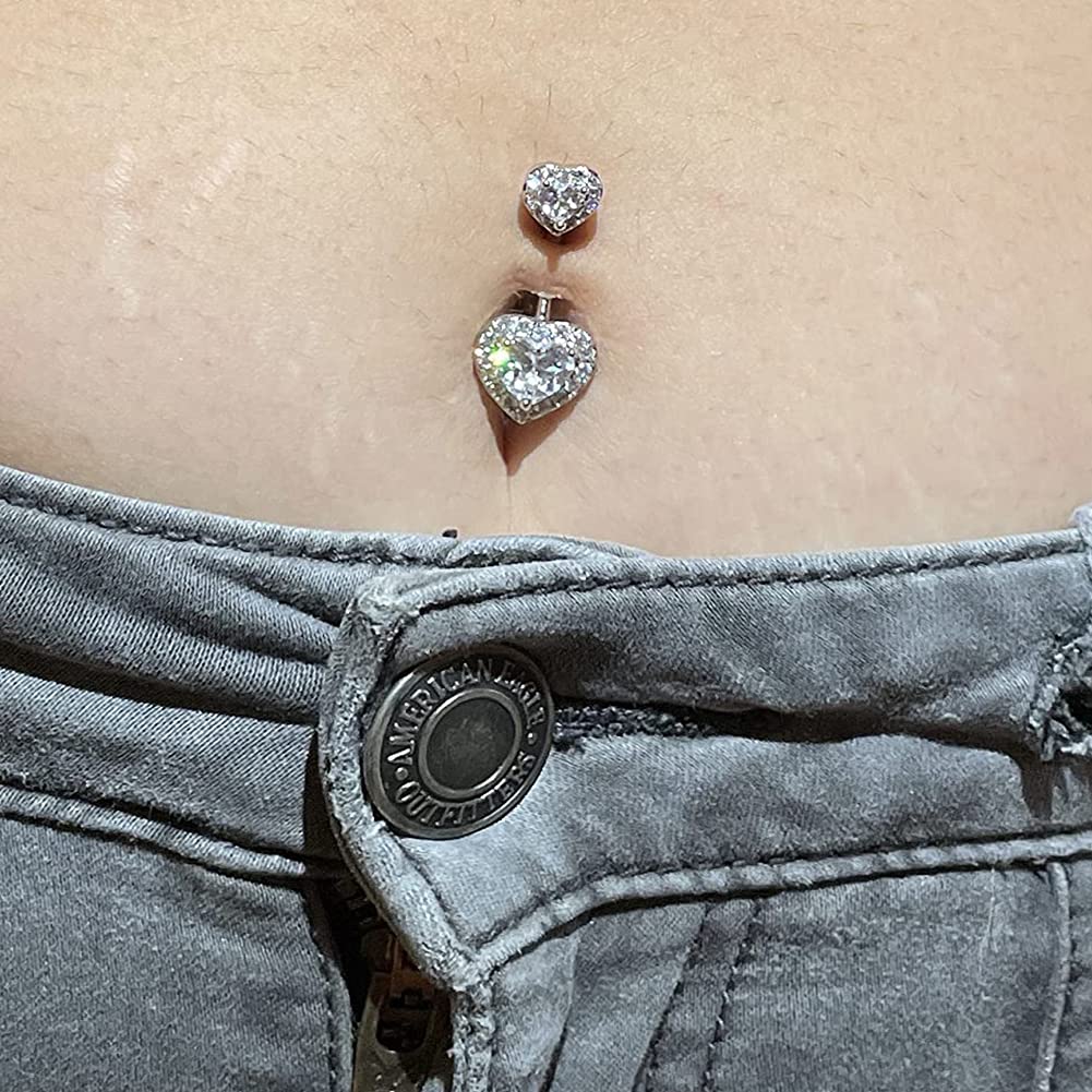MODRSA Belly Button Ring Belly Rings Surgical Steel Belly Button Ring
