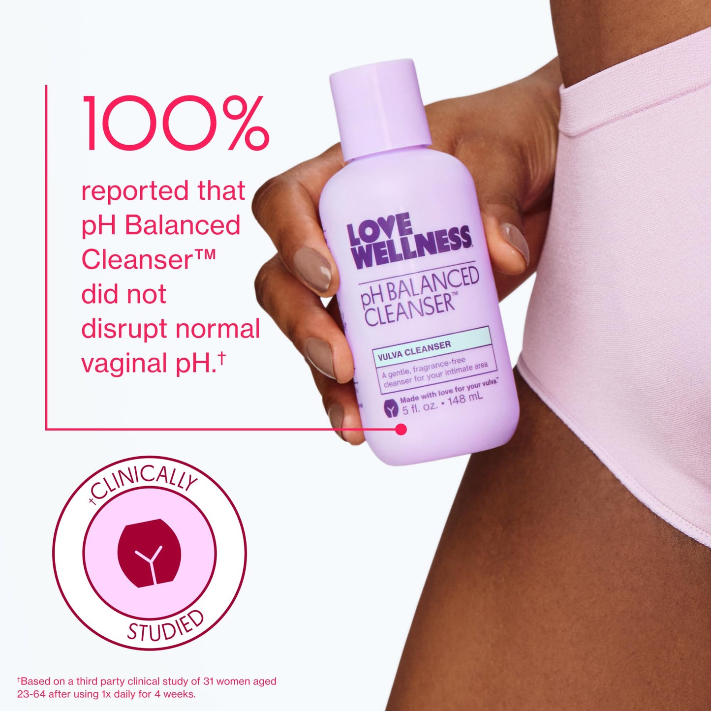 Love Wellness pH Balancing Cleanser | Feminine Vaginal Wash | Fragrance-Free