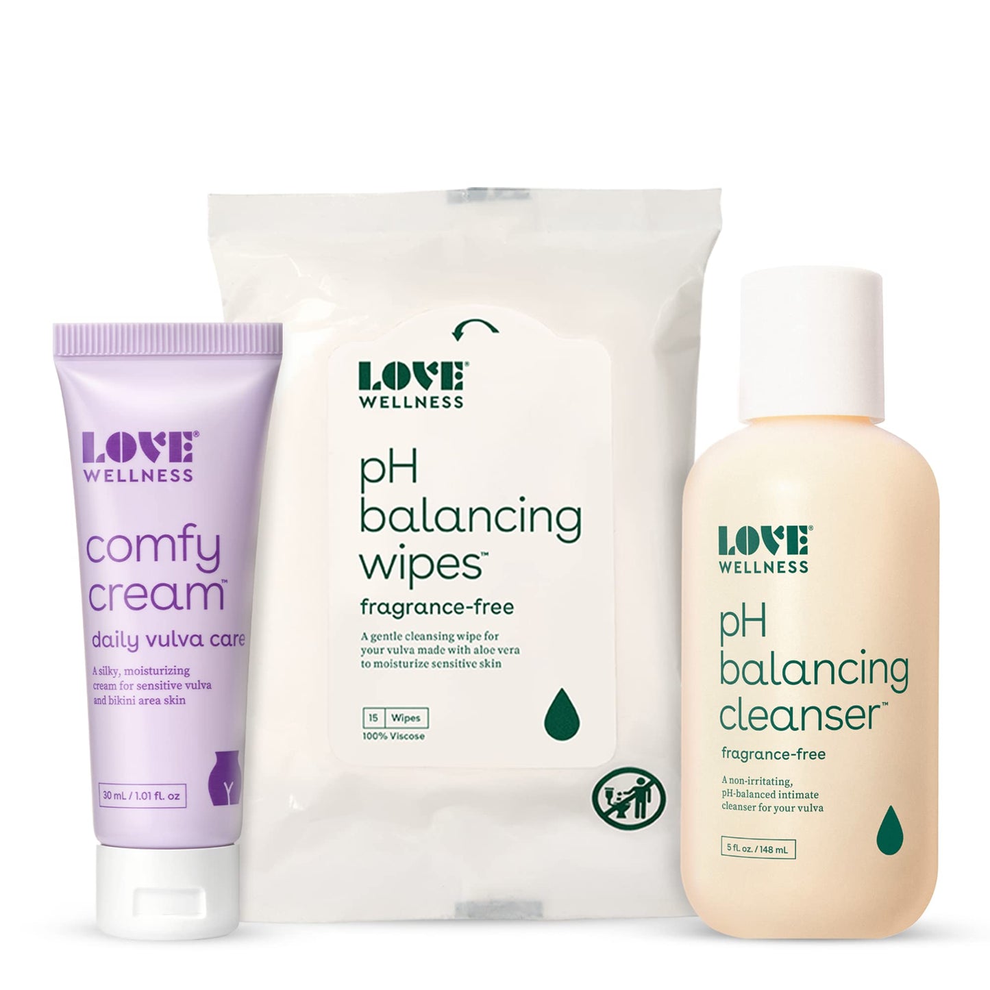 Love Wellness pH Balancing Cleanser | Feminine Vaginal Wash | Fragrance-Free