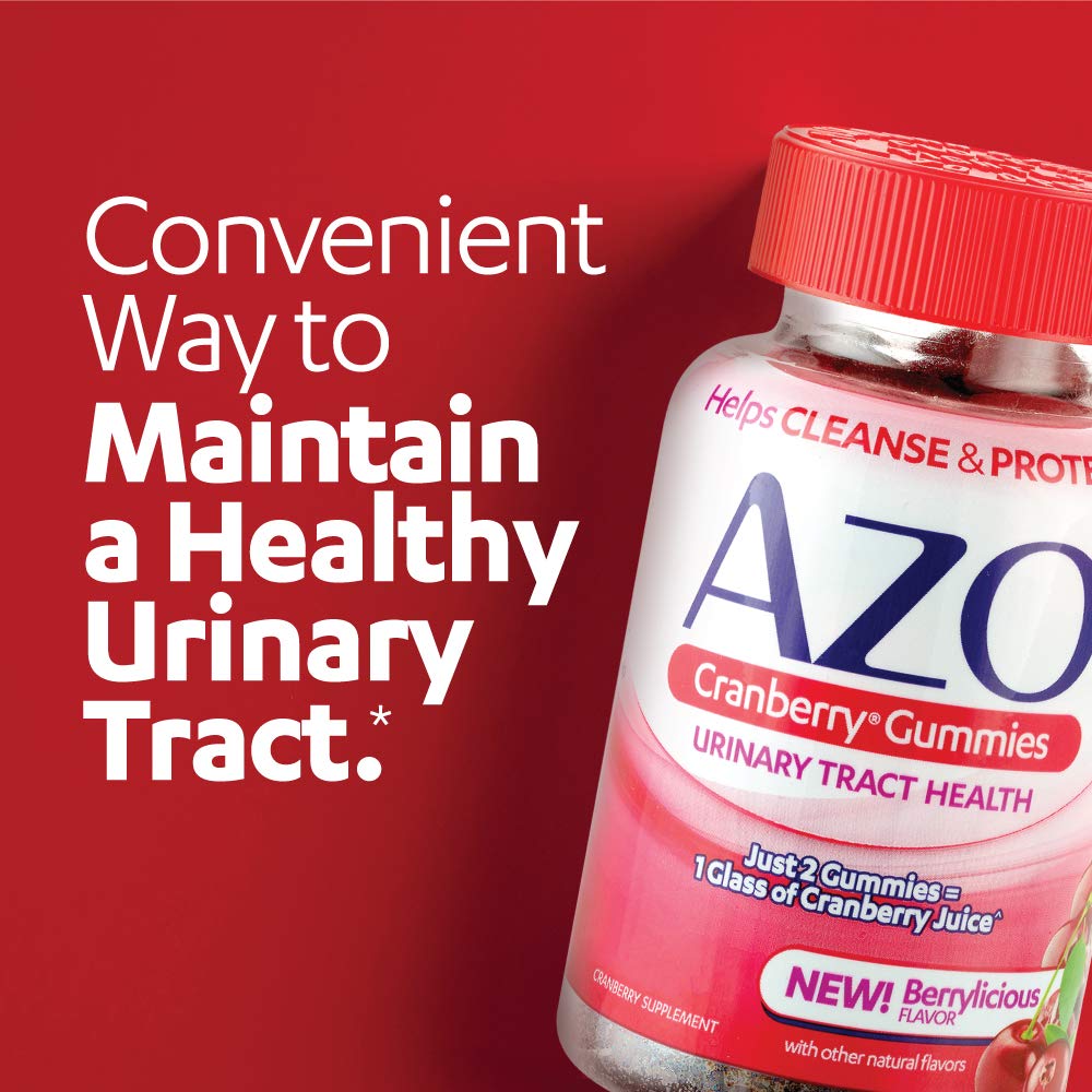 AZO Cranberry Urinary Tract Health Gummies Dietary Supplement