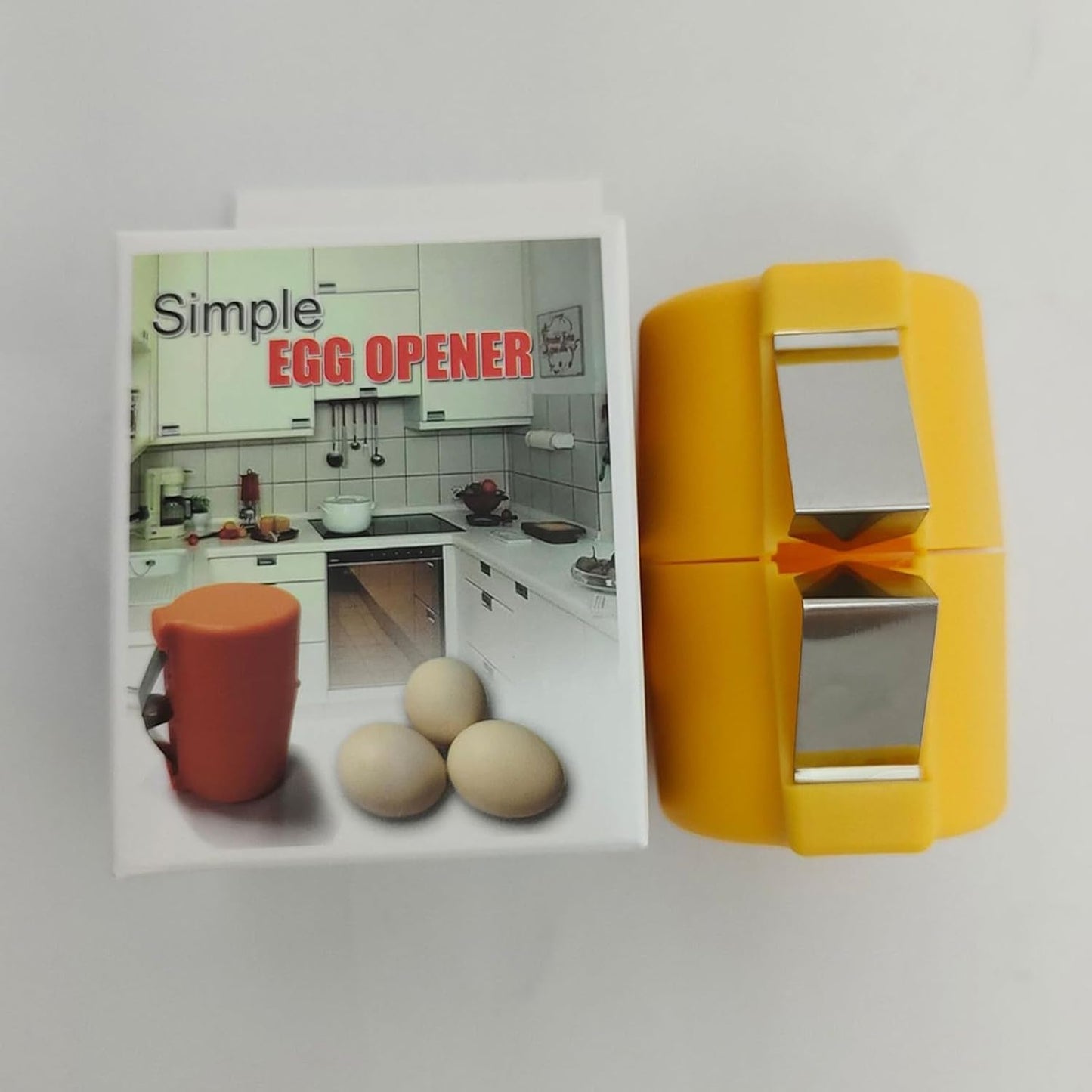 3PCS Egg Shell Opener, Egg Cracker Egg Peeler Egg Separator for Raw Eggs, Hard Boiled Egg Peeler Tool